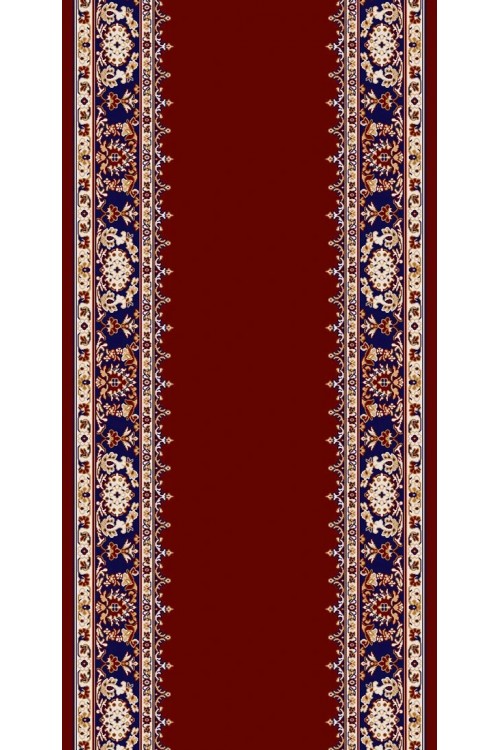 Ковровая дорожка для дома 900-011 Красный-синий